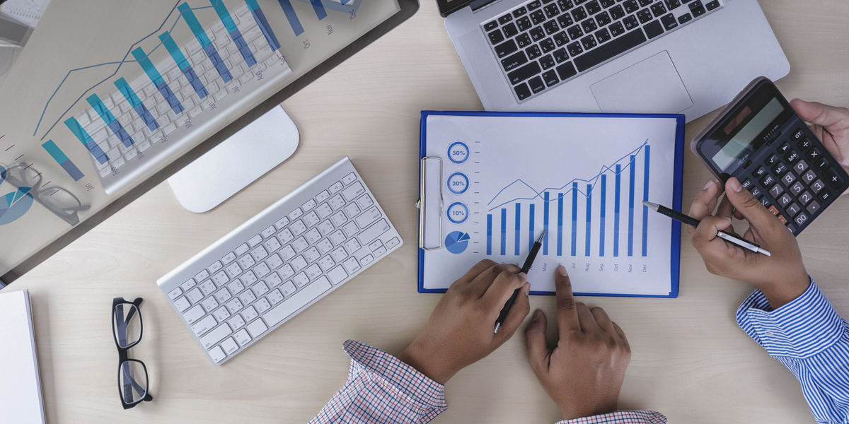 teamwork reports accounting concept analyzing financial